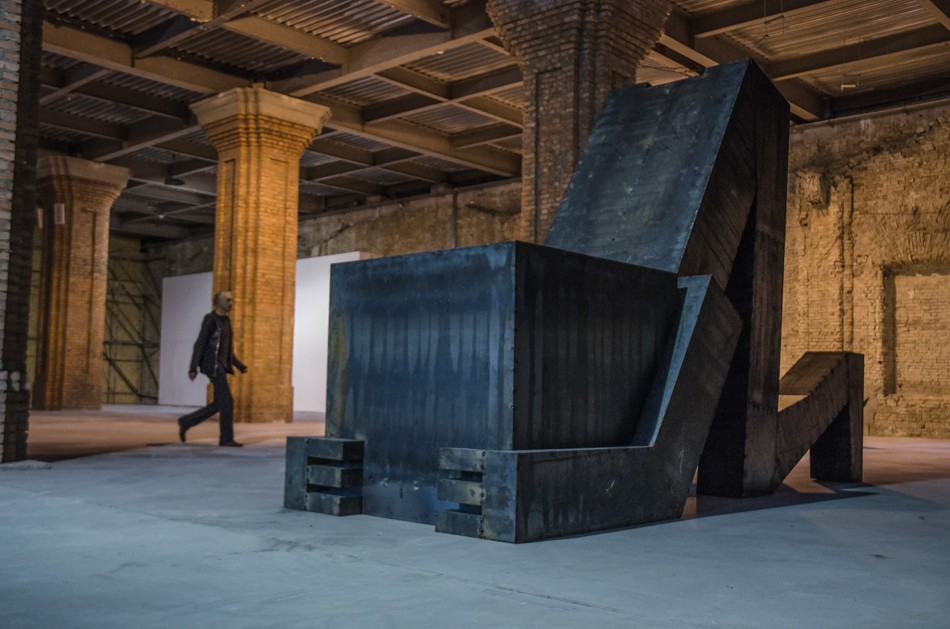 glowa , 2015 , sculpture , metal , welding 1